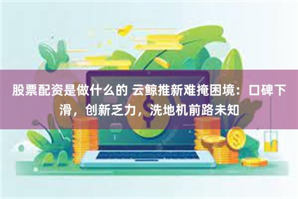 股票配资是做什么的 云鲸推新难掩困境：口碑下滑，创新乏力，洗地机前路未知