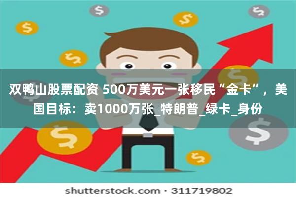 双鸭山股票配资 500万美元一张移民“金卡”，美国目标：卖1000万张_特朗普_绿卡_身份