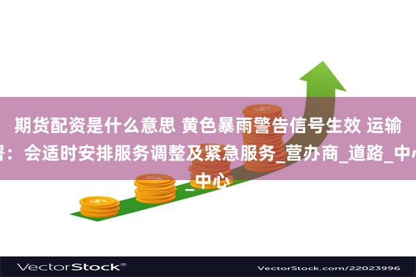 期货配资是什么意思 黄色暴雨警告信号生效 运输署：会适时安排服务调整及紧急服务_营办商_道路_中心
