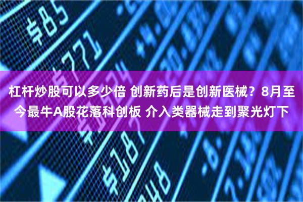 杠杆炒股可以多少倍 创新药后是创新医械？8月至今最牛A股花落科创板 介入类器械走到聚光灯下